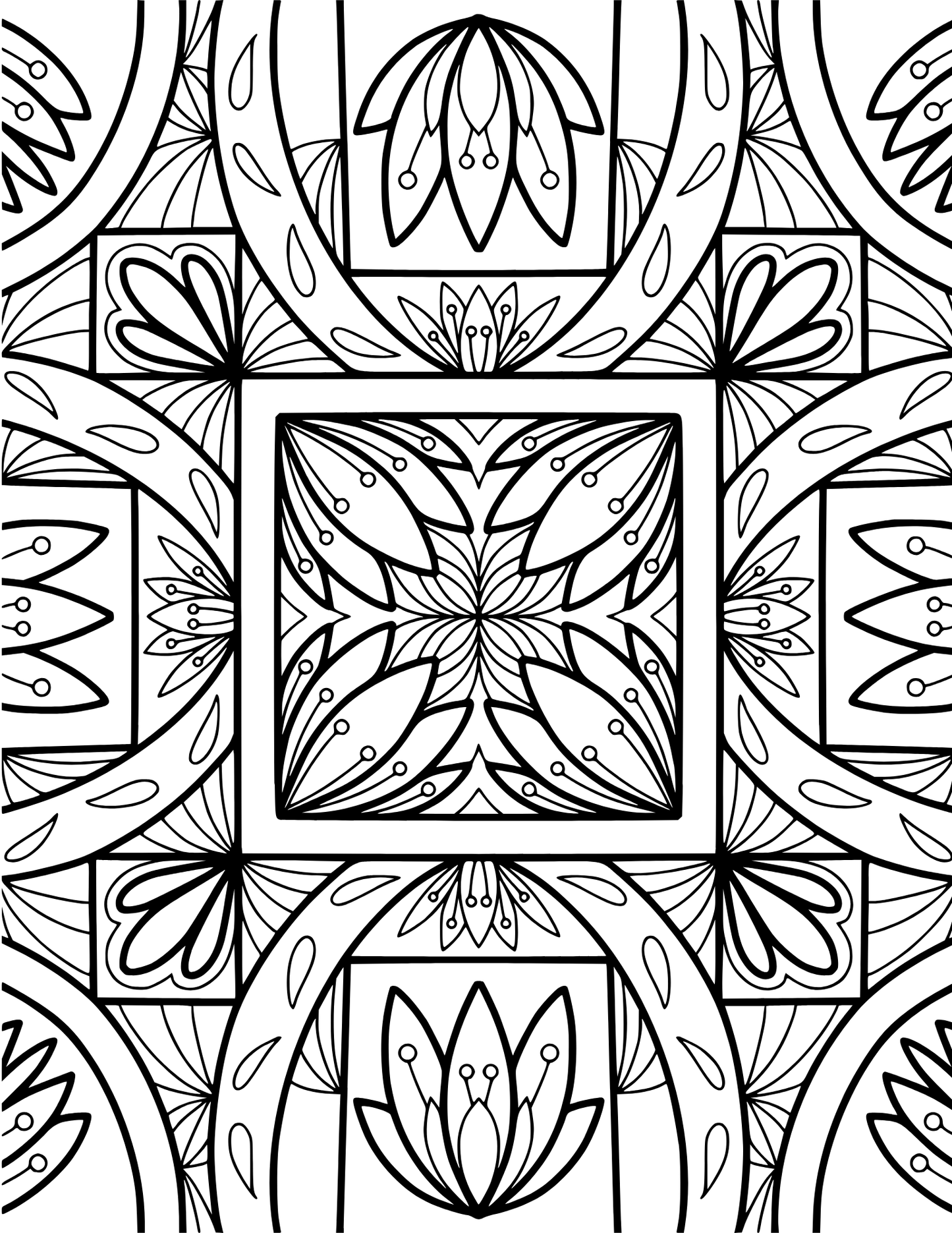 Coloring Book-100 pages (Digital download)