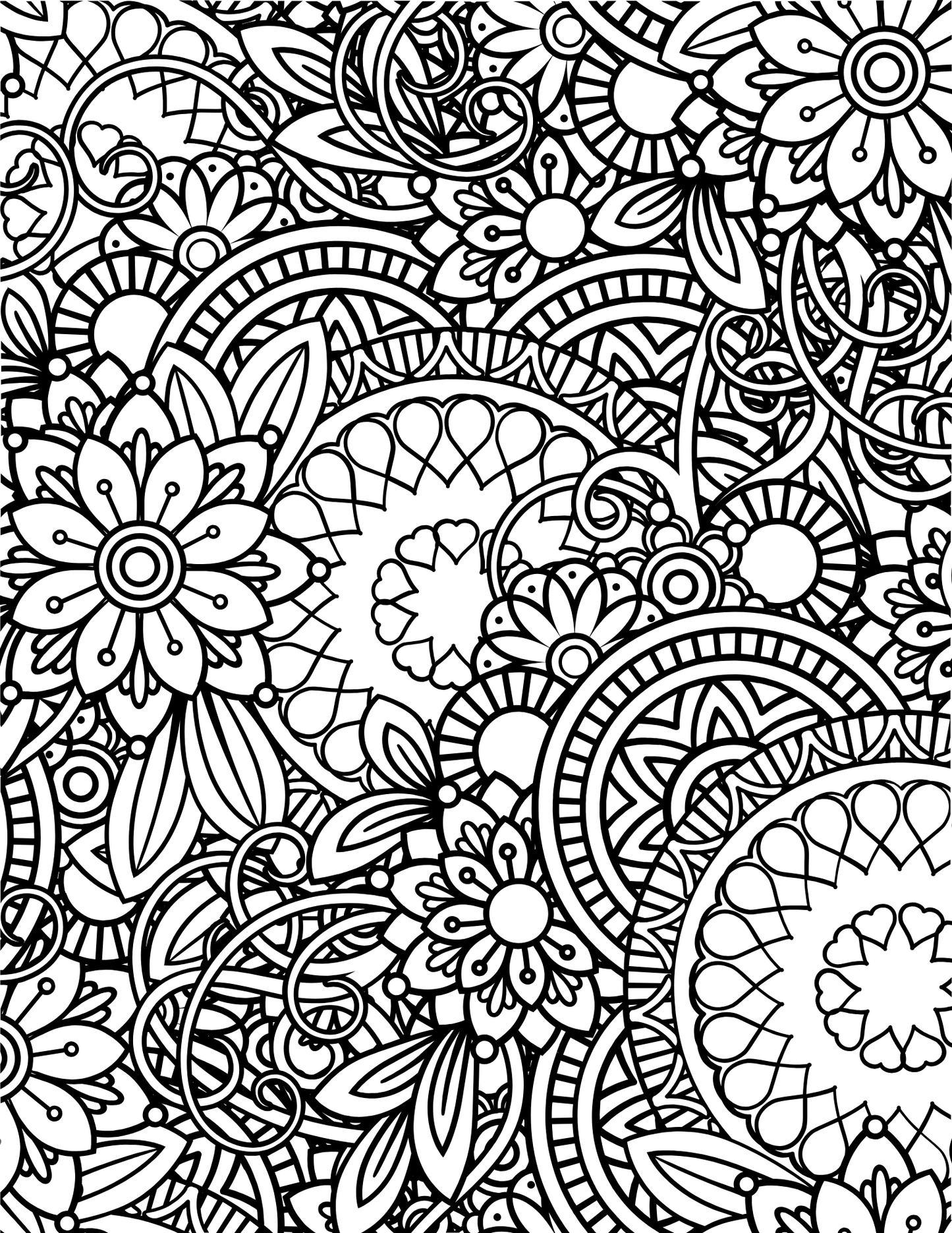 Coloring Book-100 pages (Digital download)