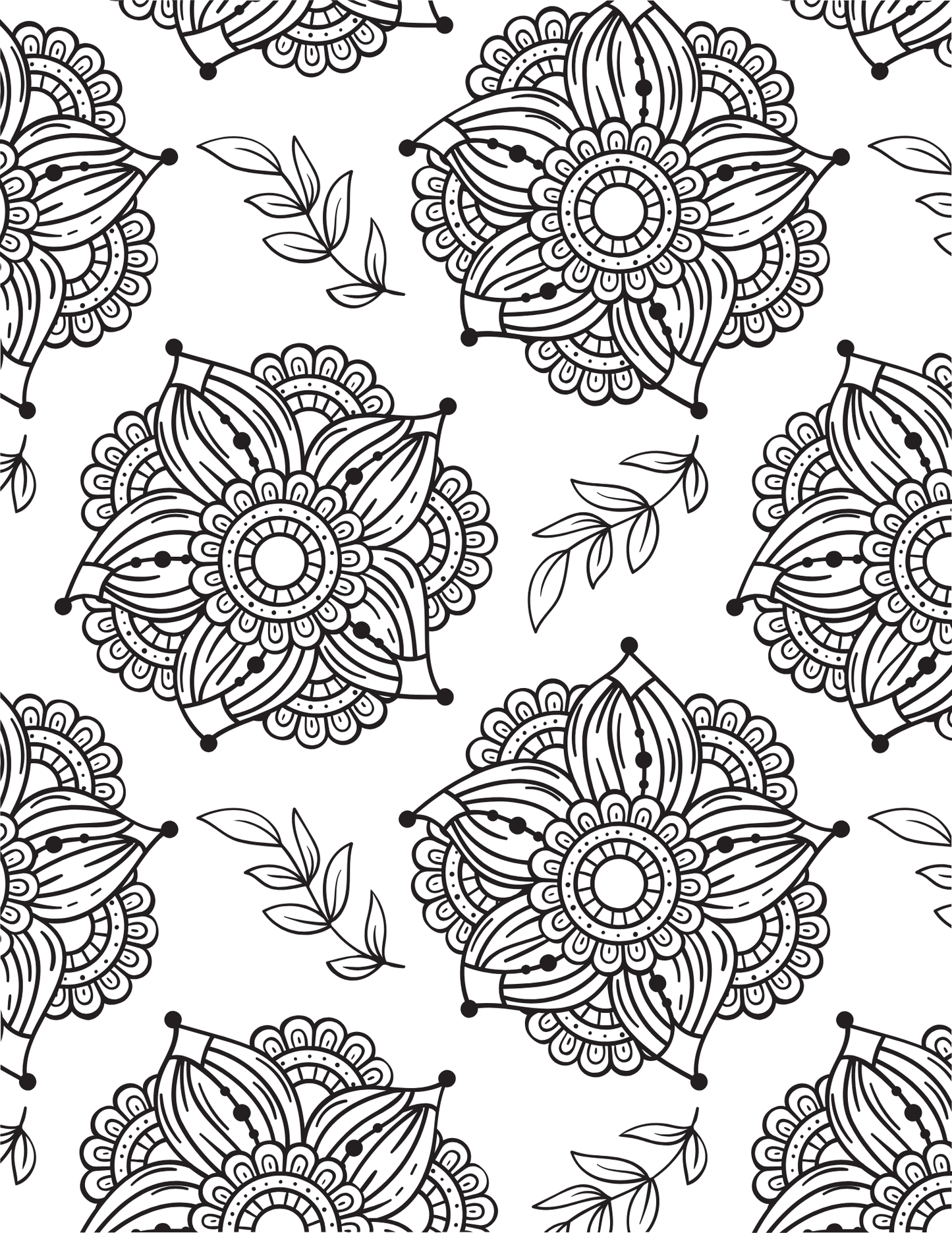 Coloring Book-100 pages (Digital download)