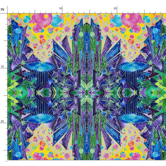 Fine art printed fabric